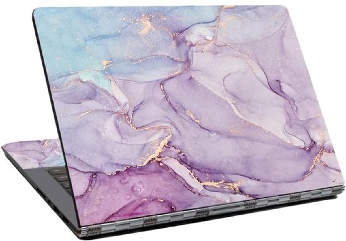 Laptop Sticker - Vinyl Skin - Laptop Beschermen - Makkelijk Verwisselbaar - 38x27 cm - Marmer