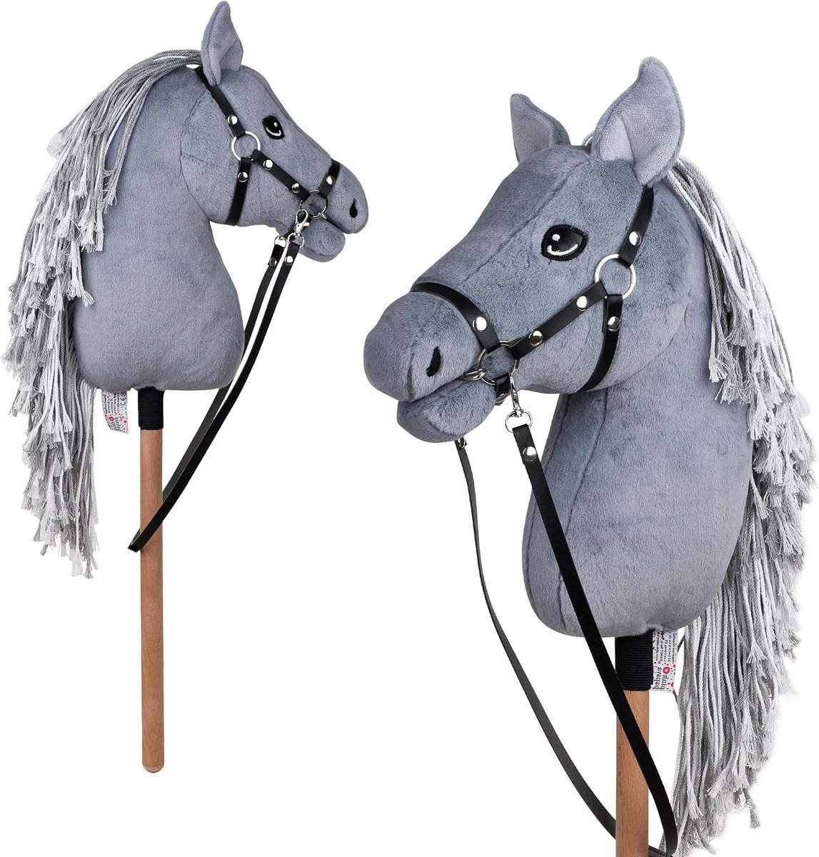 Hobby Paard - Stokpaardje Speelgoed - Rijden en Spelen - Realistisch Ontwerp - Maat Small - Ronja