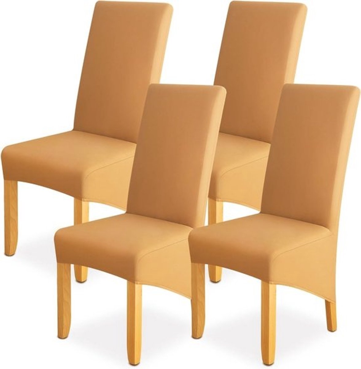 Stoelhoezen voor Eettafels - Set van 4, Stretchy en Wasbaar