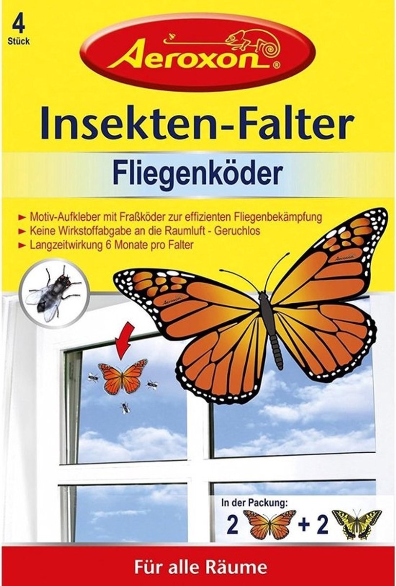 Kleermotval - Mottenval Kleding - Kleding Beschermen - Pheromoon Lokstof - 4 Stuks