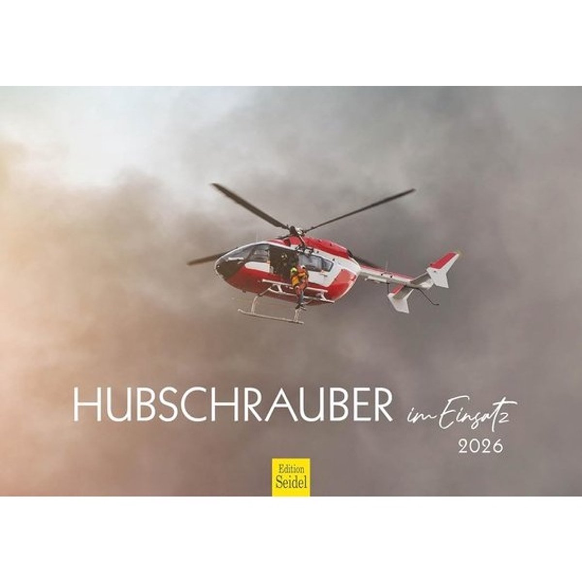 Luxe Wandkalender Helikopter in Actie 2026 - DIN A3 Jaarkalender - Luchtredding & Piloten