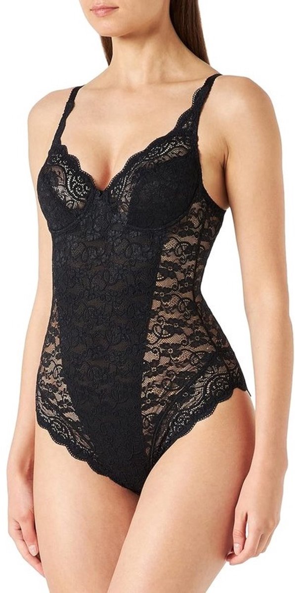 Comfortabele Zwarte Bustier Beha Dames - Licht en Elastisch - Maat 85E