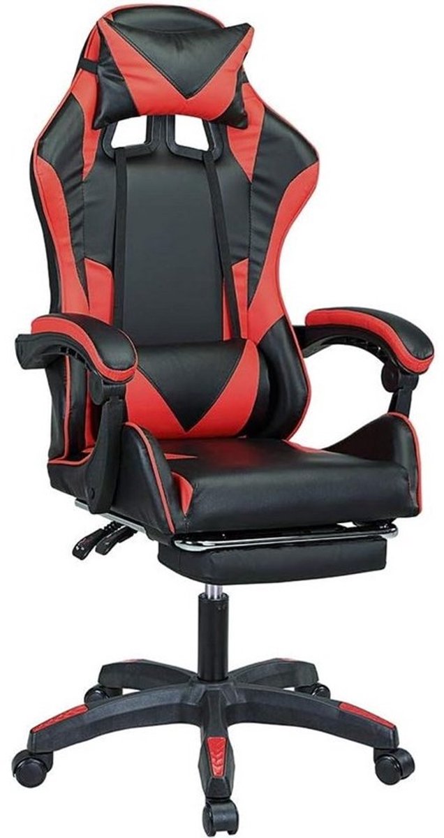 Ergonomische Gaming Stoel met Voetensteun - In Hoogte Verstelbaar en Draaibaar