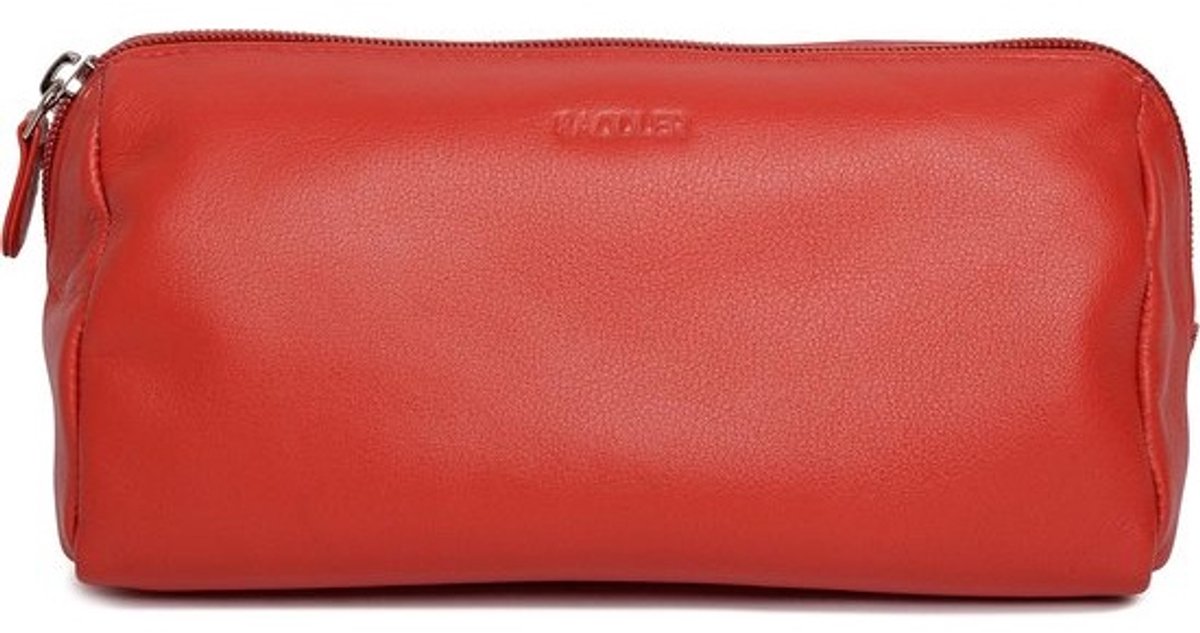 Luxe Leren Make-up Tas met Veel Opbergruimte voor Dames | Reistas en Organizer