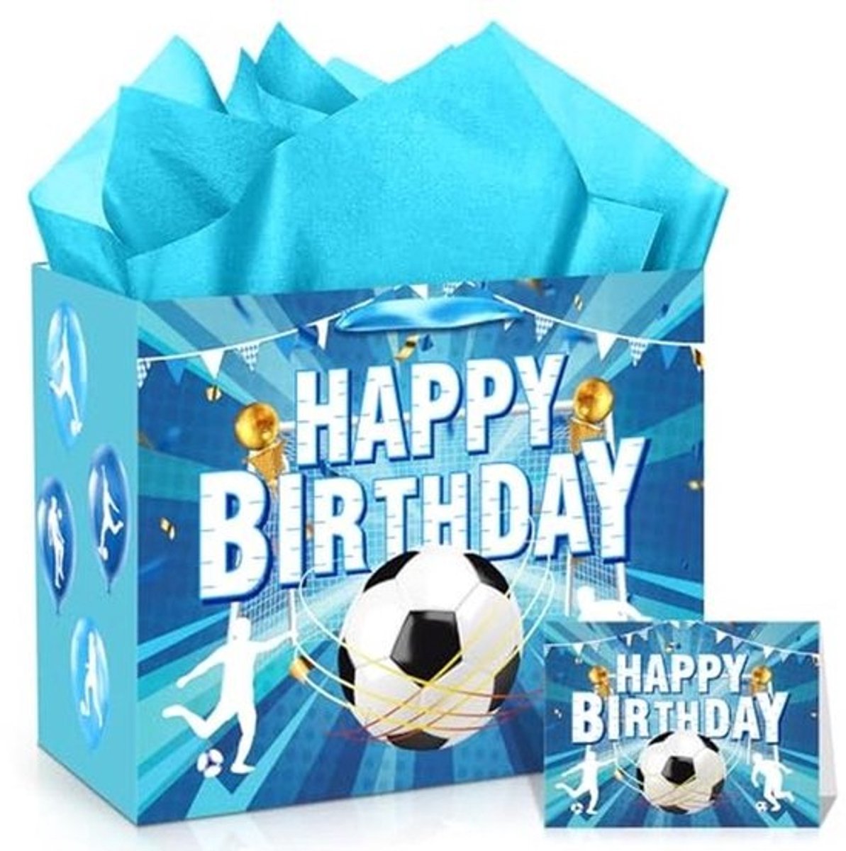 Voetbal Geschenken Tas voor Gelukkige Verjaardag