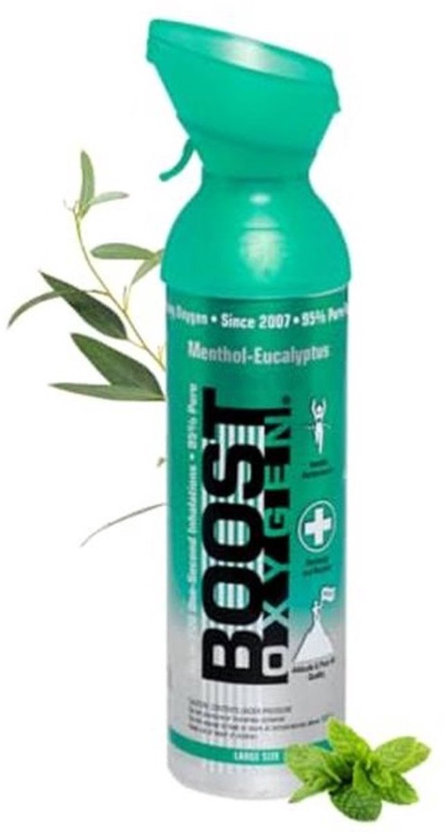 Natuurlijke 95% Zuivere Zuurstof voor Concentratie en Energie - Draagbare Zuurstoffles - 9L (150 Inhaleringen)