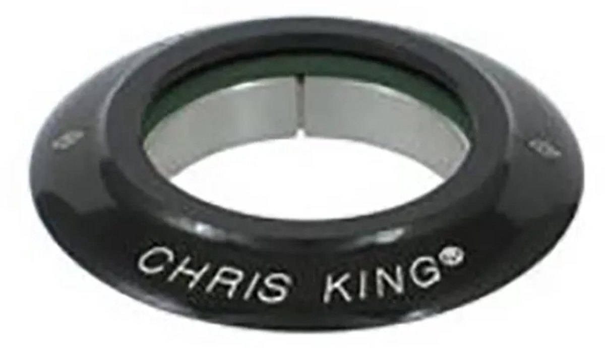 Chris King Ingezette Gl-lagerkap Zwart 1 1/8´´