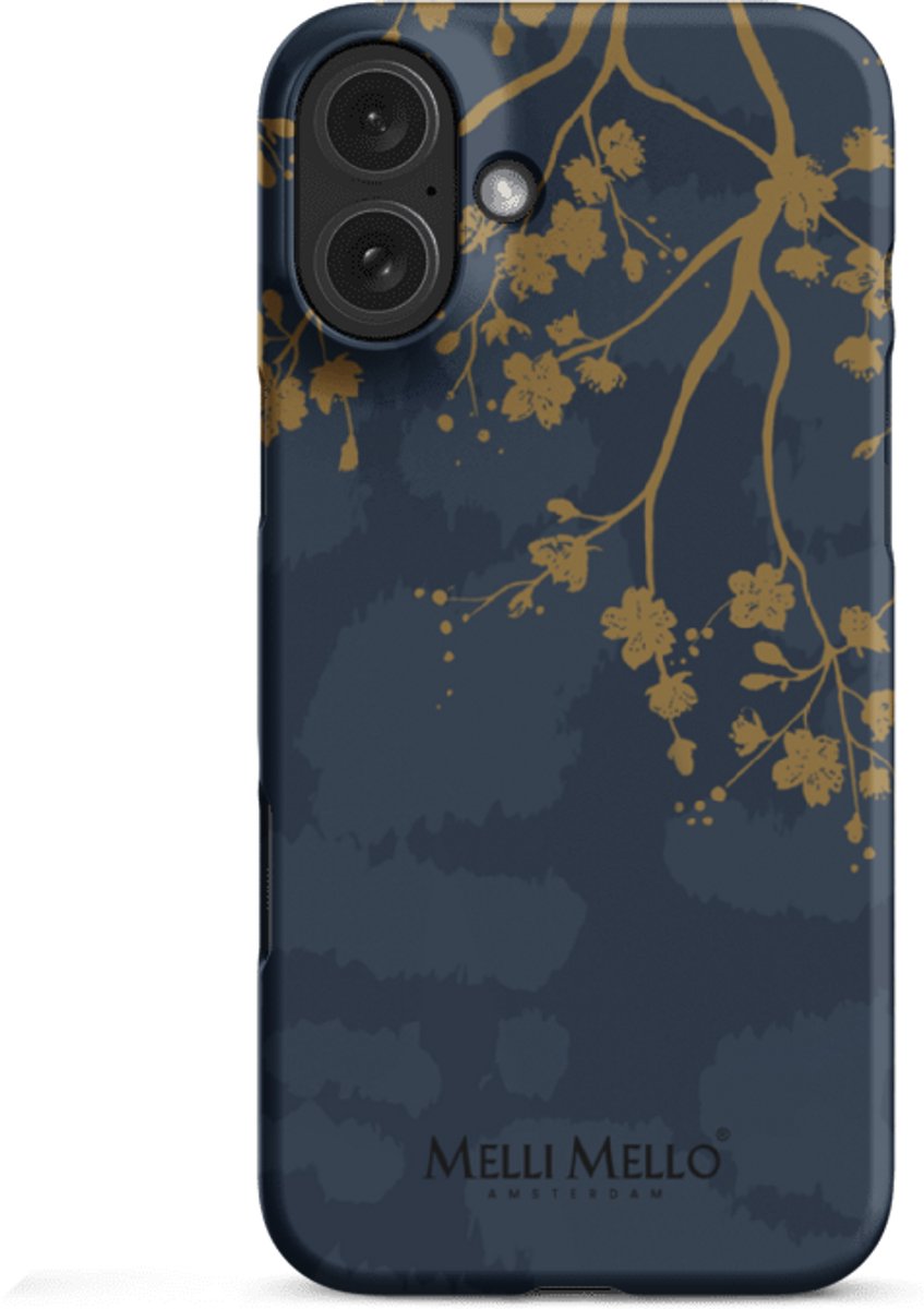 Melli Mello Telefoonhoesje Golden Branch (Hard Case) - Apple iPhone 16 Plus