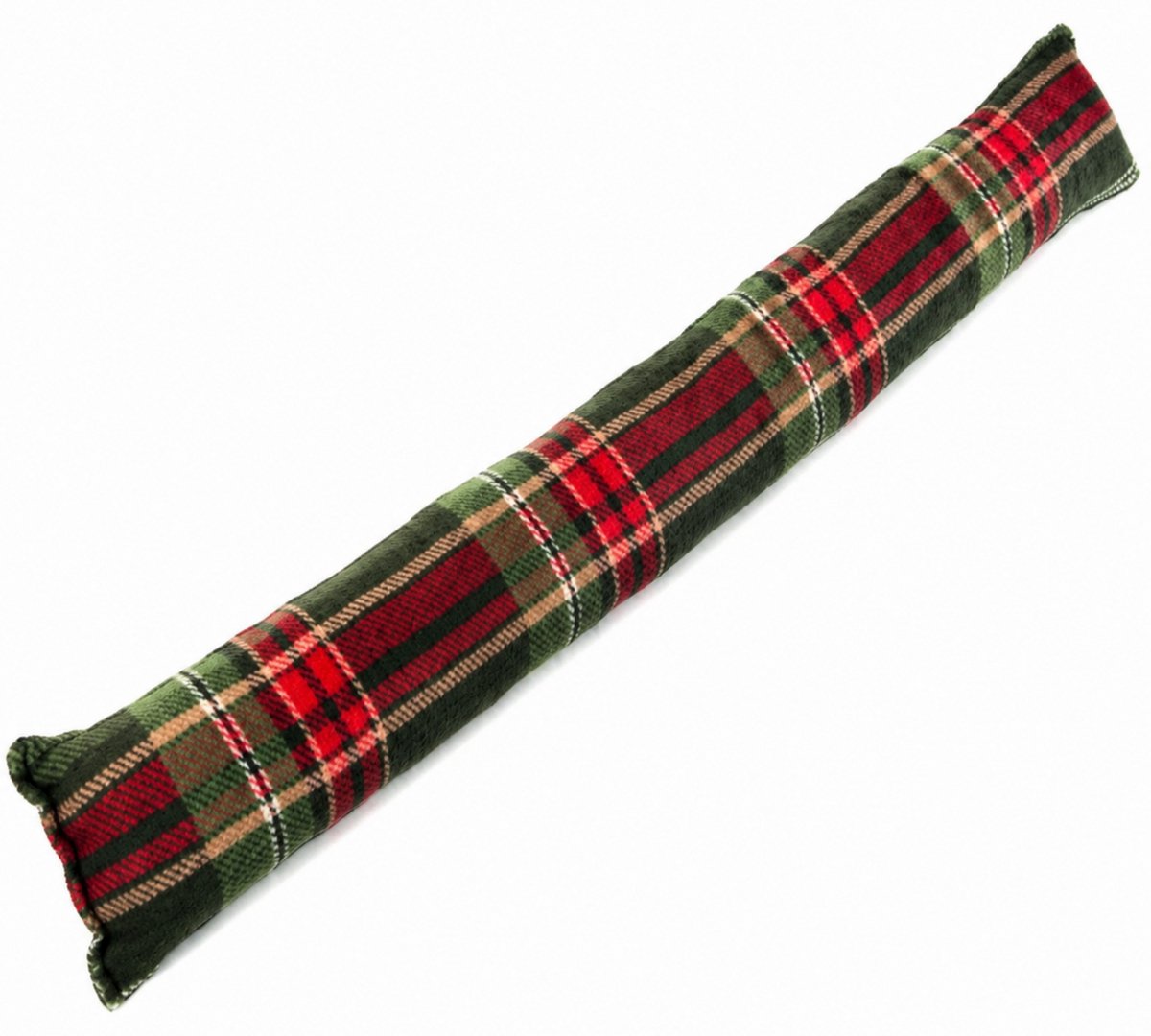 HEM tochtstopper deur 90 cm - Groen-rood geruit - Met microvezeldoek