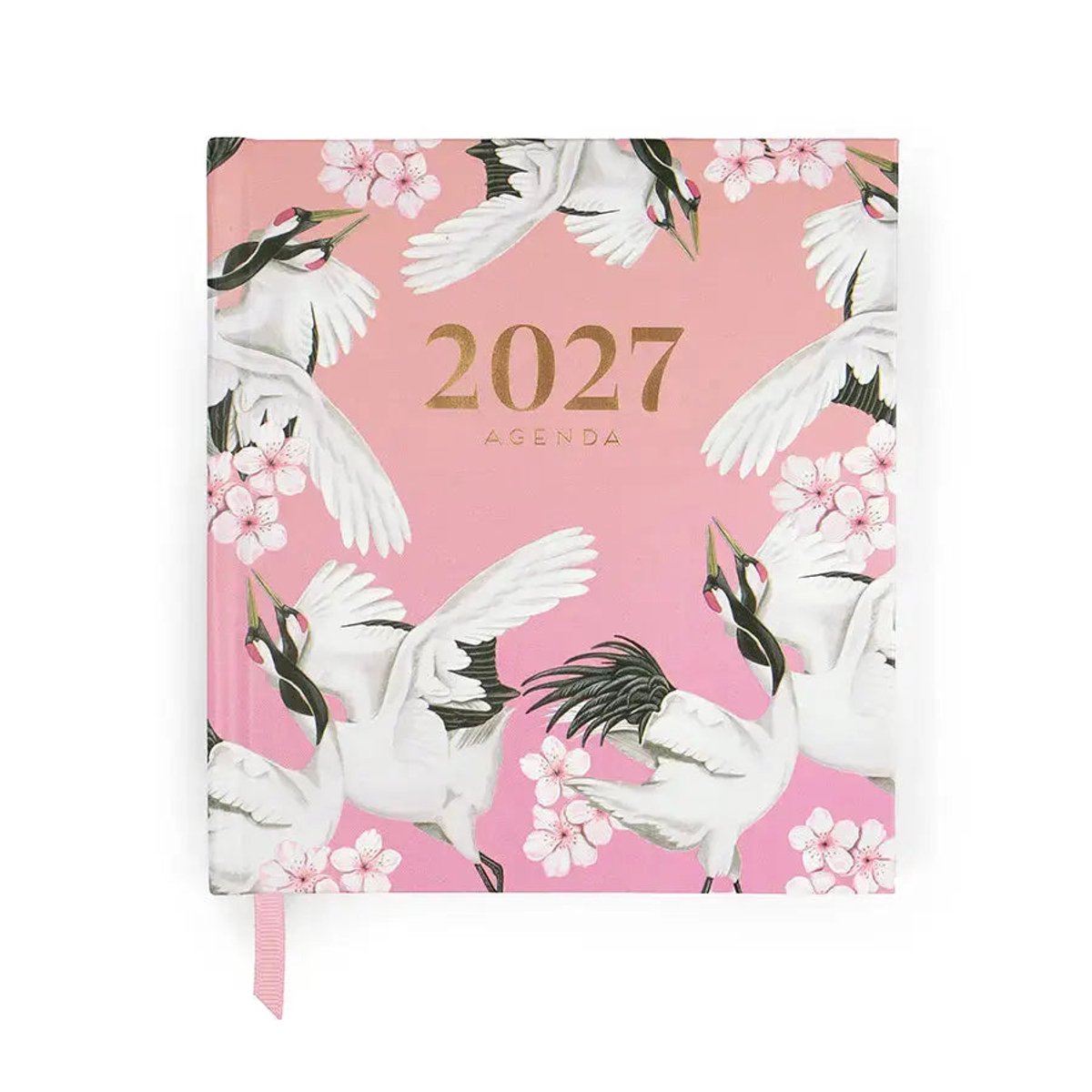 Week Agenda Wildlife Crane Birds 2027 – Paperclip