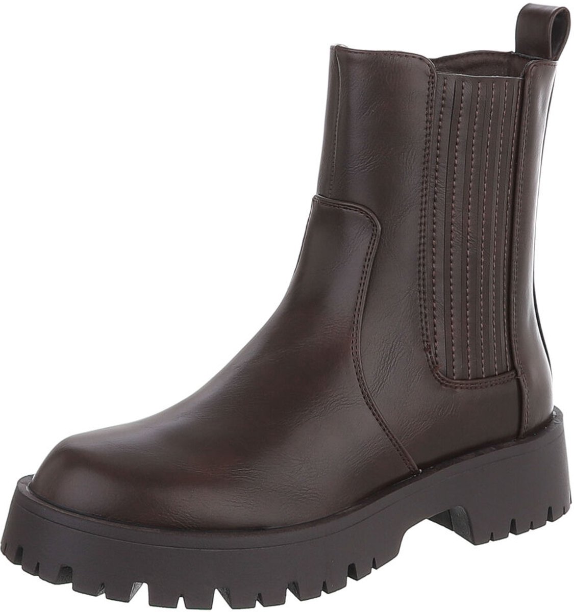 Enkellaars - profielzool en elastische inzet - dames Mt:37