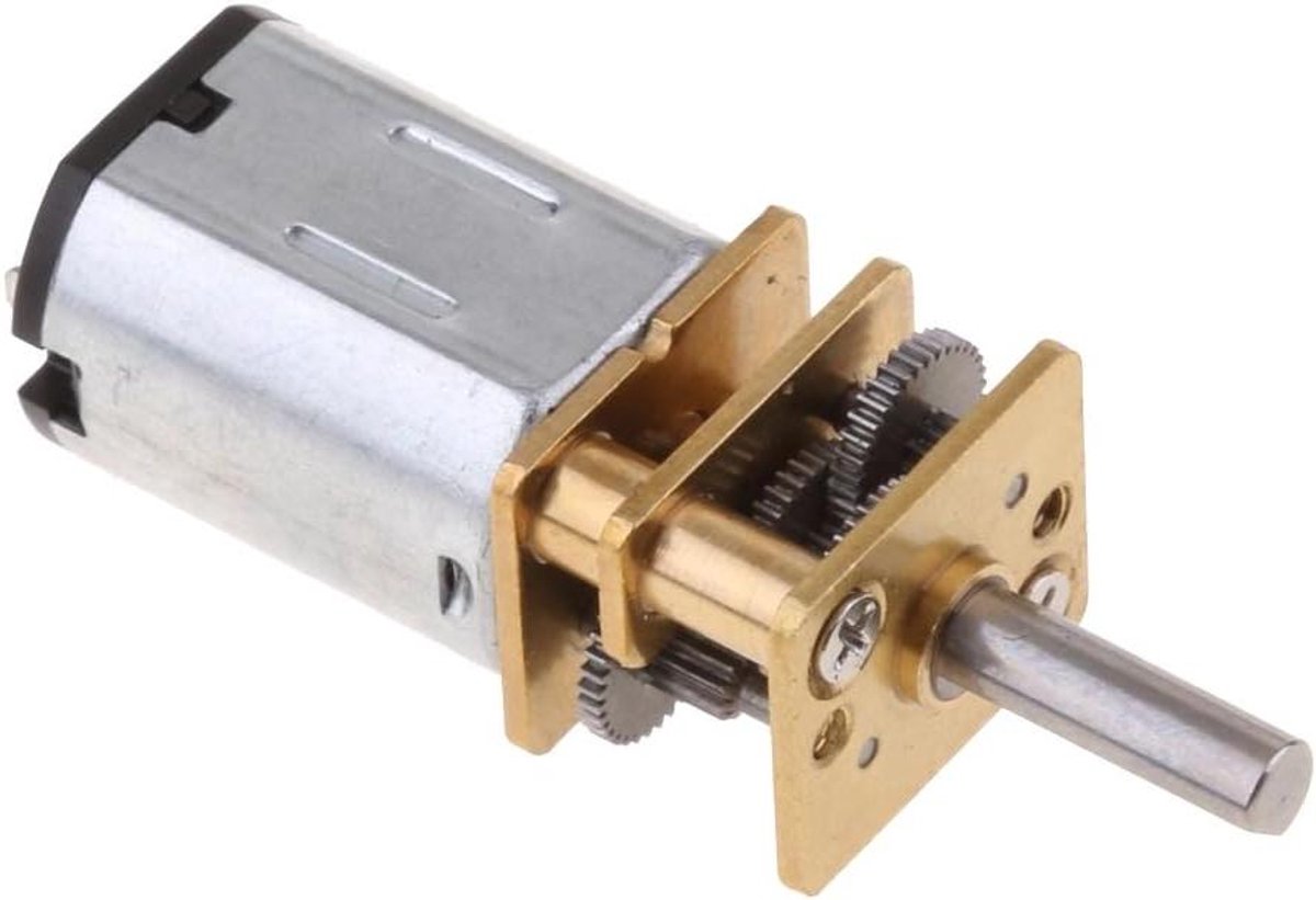 Mini Motor - Gelijkstroom Motor - Robotica Projecten - Compact Ontwerp - 36mm Lengte - Metaal