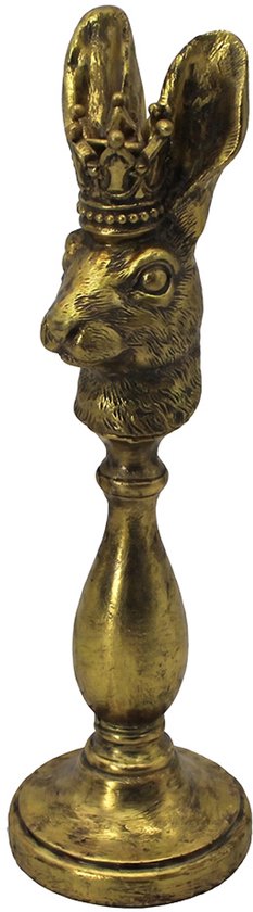 Clayre & Eef Kandelaar Goudkleurig Kunststof