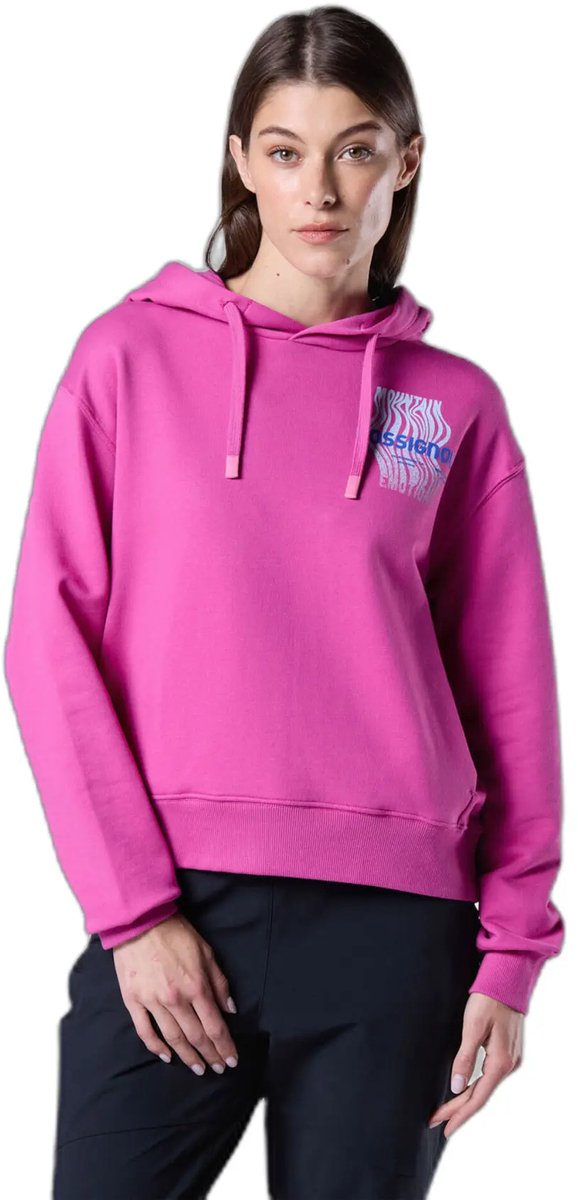 Dames Hoodie Rossignol Waterfall Elektrisch Fuchsia