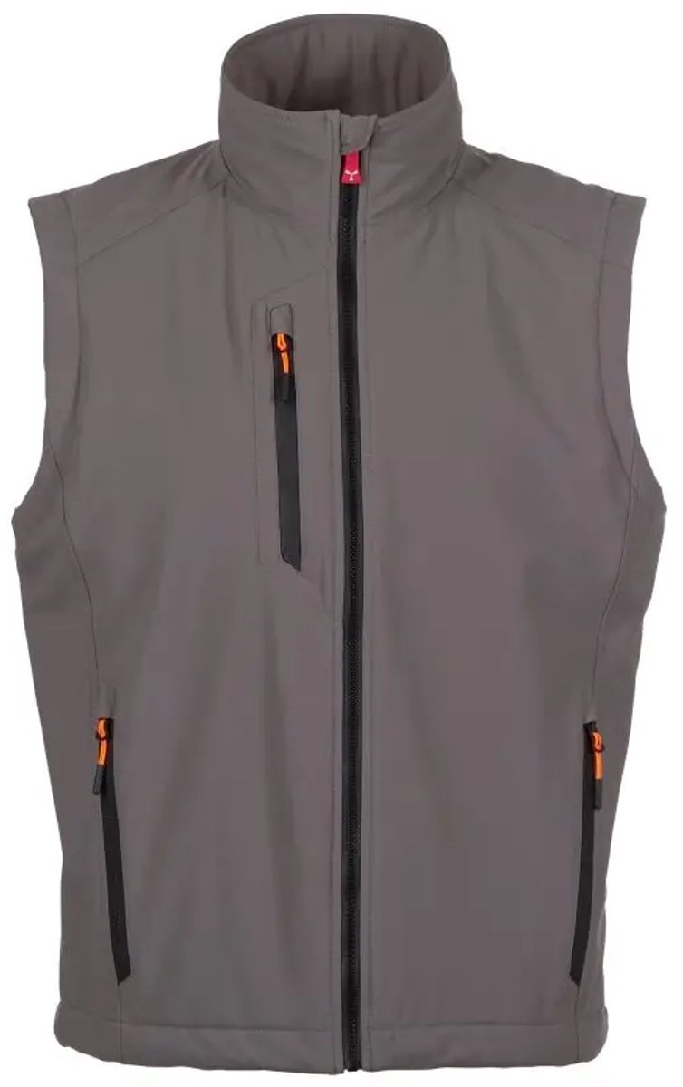 Gewatteerde soft-shell mouwloze jas Payper Wear Creek Pad Ultralite Grijs