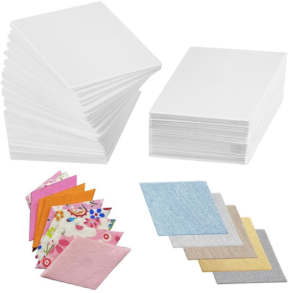 Dailygoods- Quiltsjablonen 300 Stuks - Ruitvorm - Naaiaccessoires - Snijpatroon - Patchwork - Compact Formaat - Snijpatronen