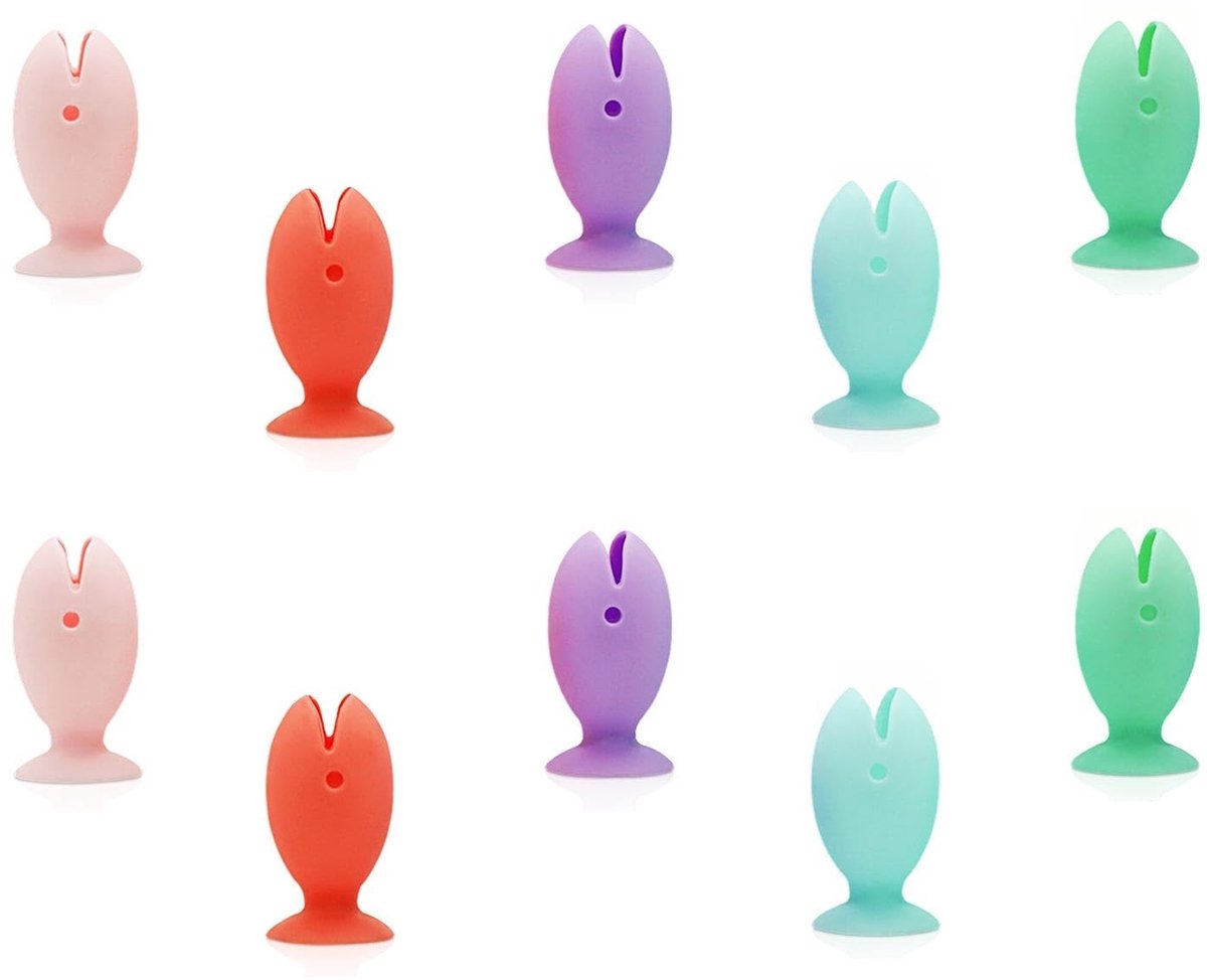 Dailygoods- Tandenborstelkap 10 stuks - Silicone Hoesje - Tandenborstel Beschermer - Draagbaar - Zuignap - Compact Ontwerp - Tandenborstelhoes