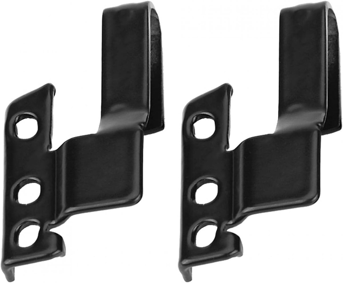 Ruitenwisseradapters, Aramox 2 Set universele voorruitwisserarmadapter montageset 3392390298 Metaal zwart