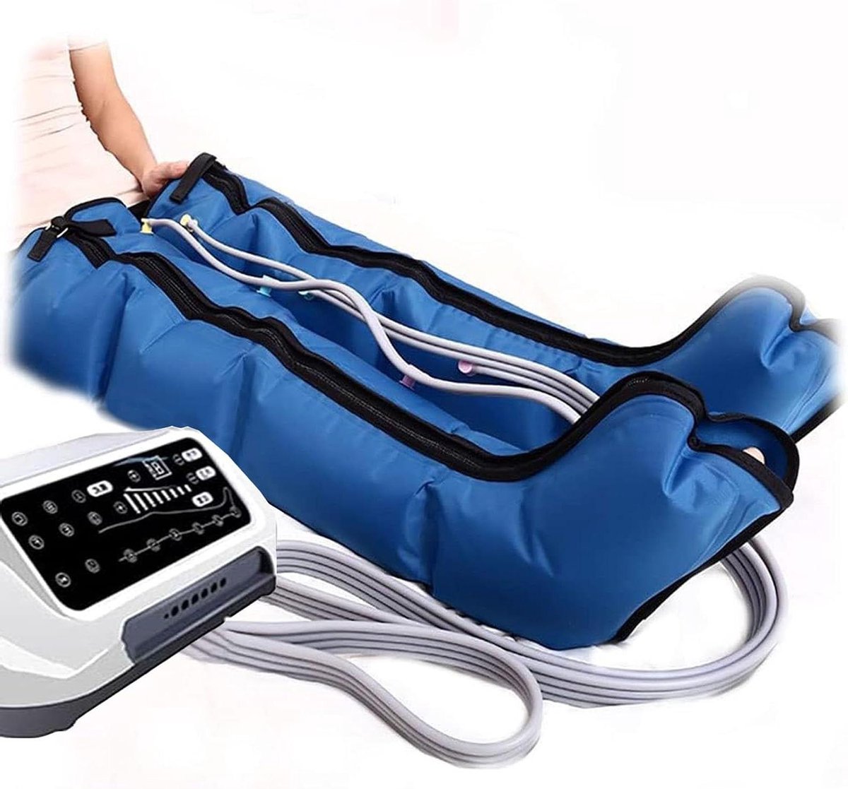 Lymfedrainage Massager - Luchtcompressie Massage - Circulatie Verbeteren - 6 Luchtkamers - Niet gespecificeerd - Niet gespecificeerd