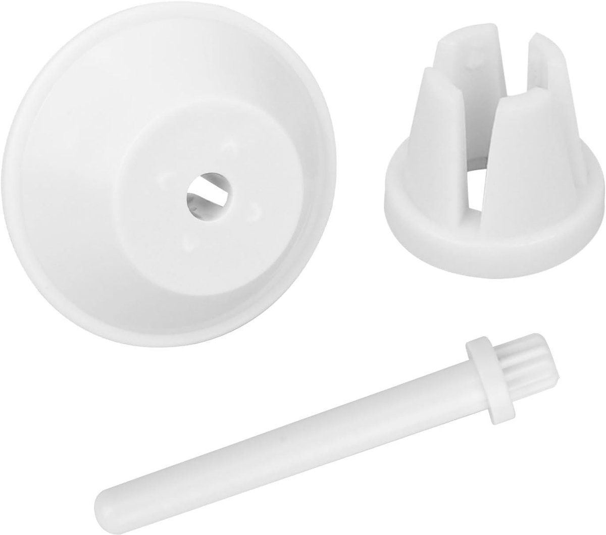 lasuroa 3 Stuks Spoelpenkapset voor Singer Naaimachines, Vervangende Plastic Spoelkappen en Extra Spoelpen voor Singer 2263 3116 3323 4423 4452 8280 (Wit)