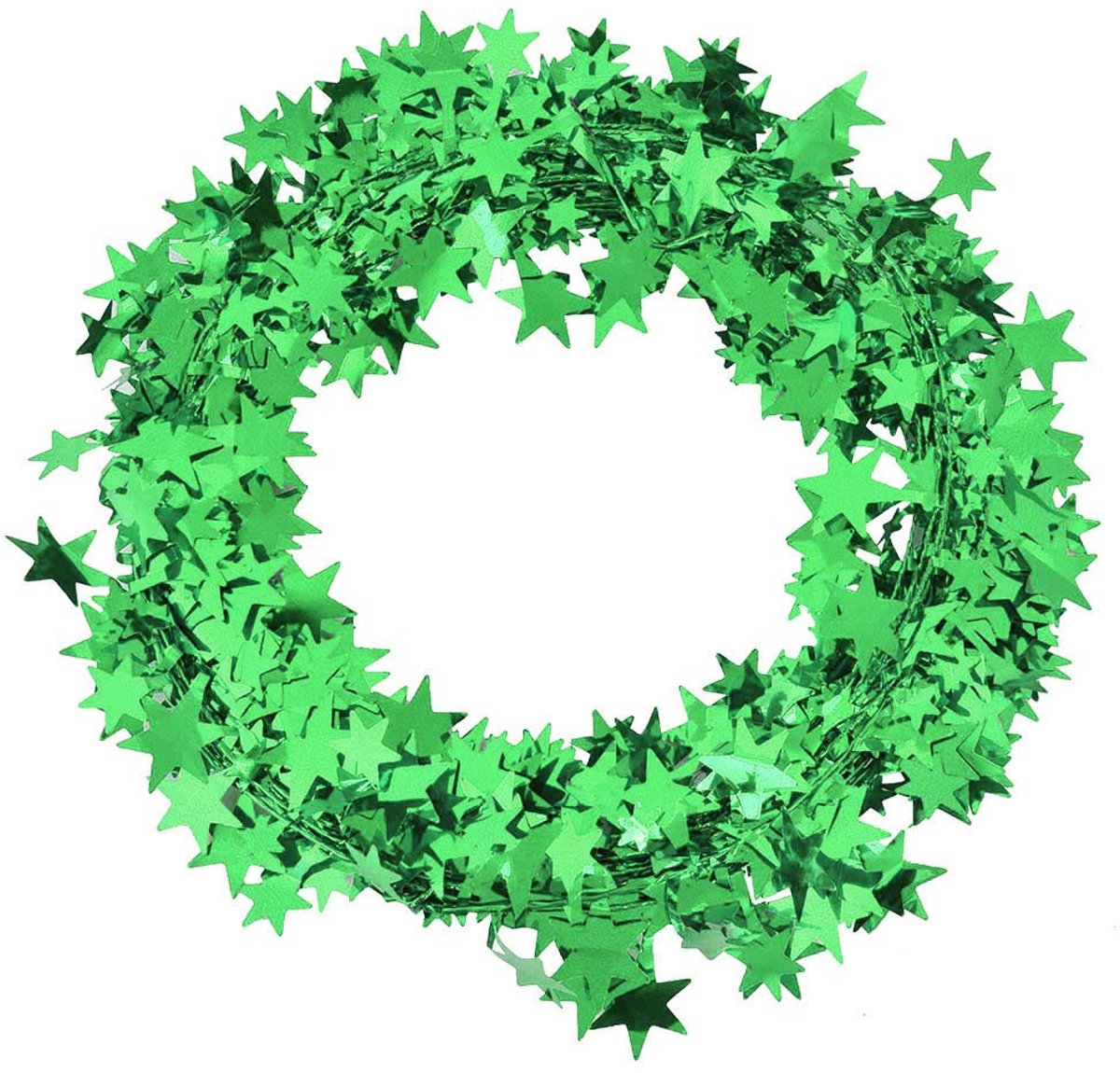 7,5 M Gouden Zilveren Ster Garland, Flexibele Draadsterdecoratie, Knutselen, Slinger, Ambachten, Decoraties, Verpakking, Kleding, Roll Wrap voor Kerstboom Bruiloftsfeestje (GREEN)