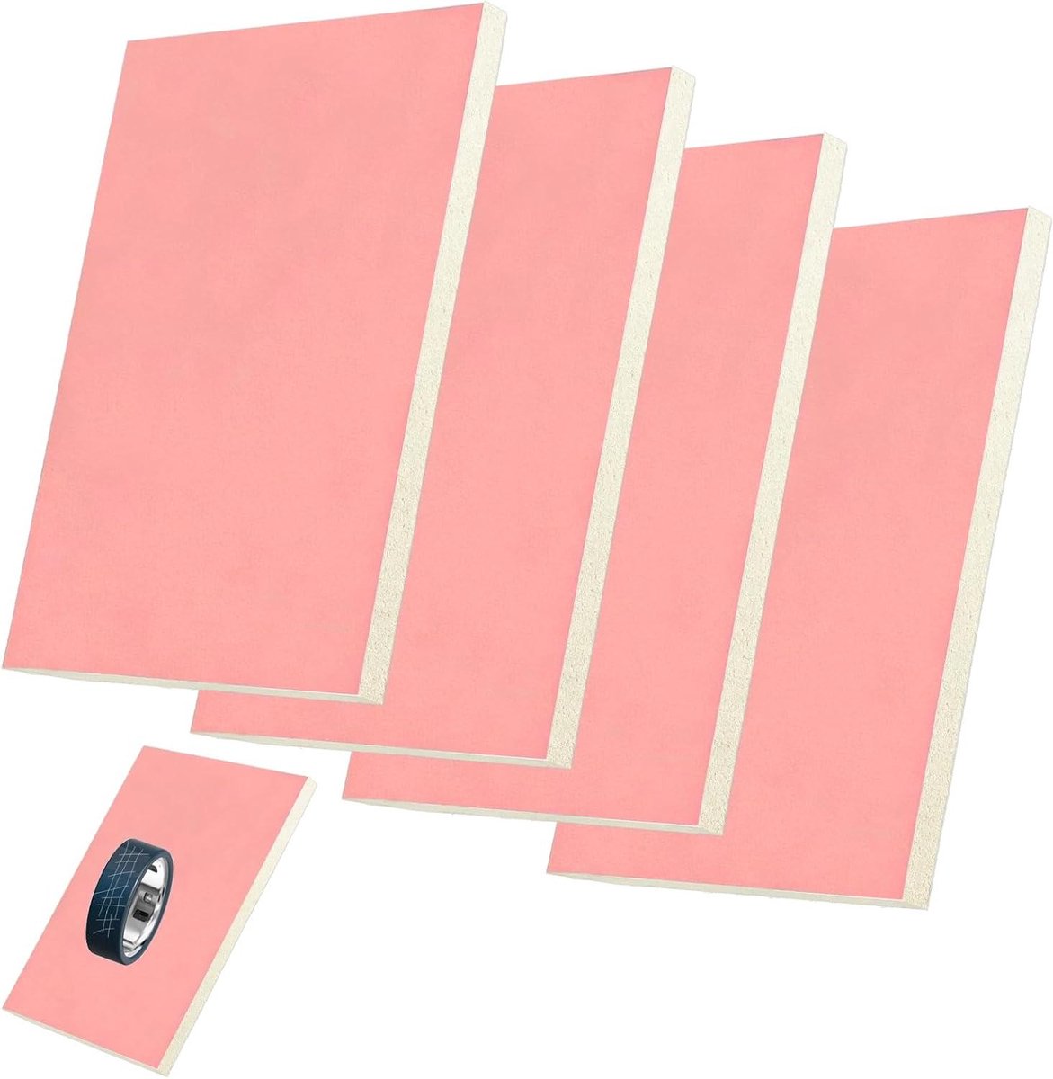 Polijstpads - Ringonderhoud - Sieraden Herstellen - Specifiek Ontworpen - 4 Stuks - Grijs