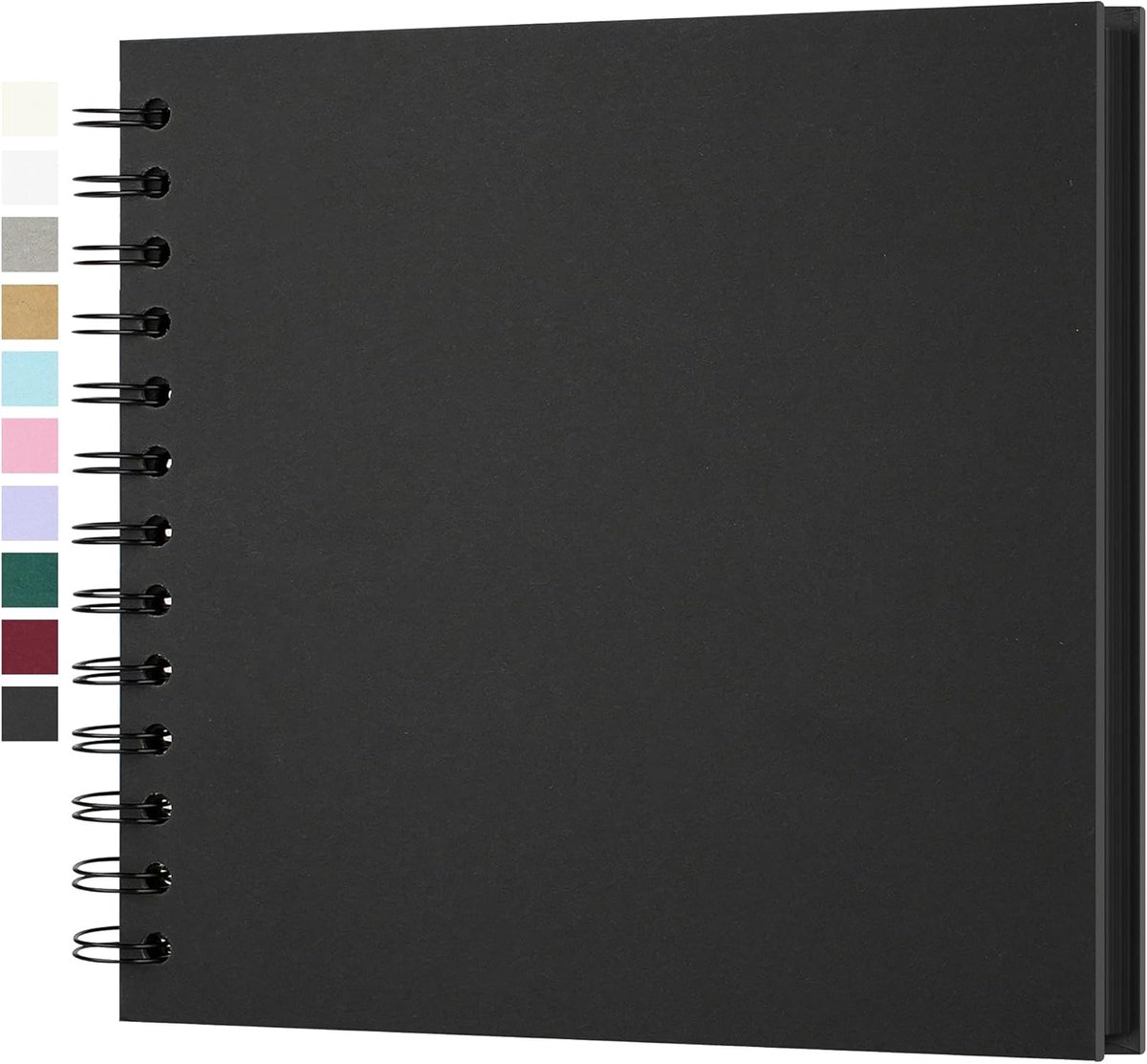 Fotoalbum om zelf vorm te geven, scrapbook, fotoboek om in te plakken, 18 x 18 cm, 40 pagina's, archiefkwaliteit, zuurvrij, doe-het-zelfcadeau voor baby, familie, jubileum, verjaar