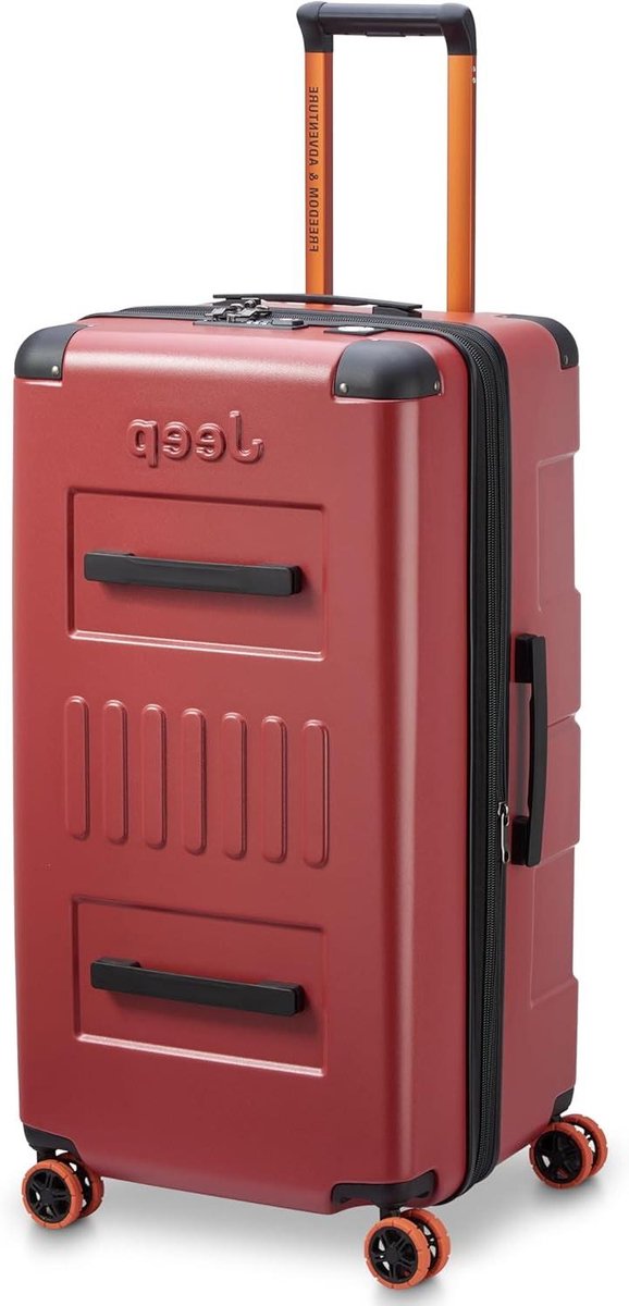 Reiskoffer - Koffer Trolley - Lange Reizen - XXL Formaat - 80 cm - Chili Pepper