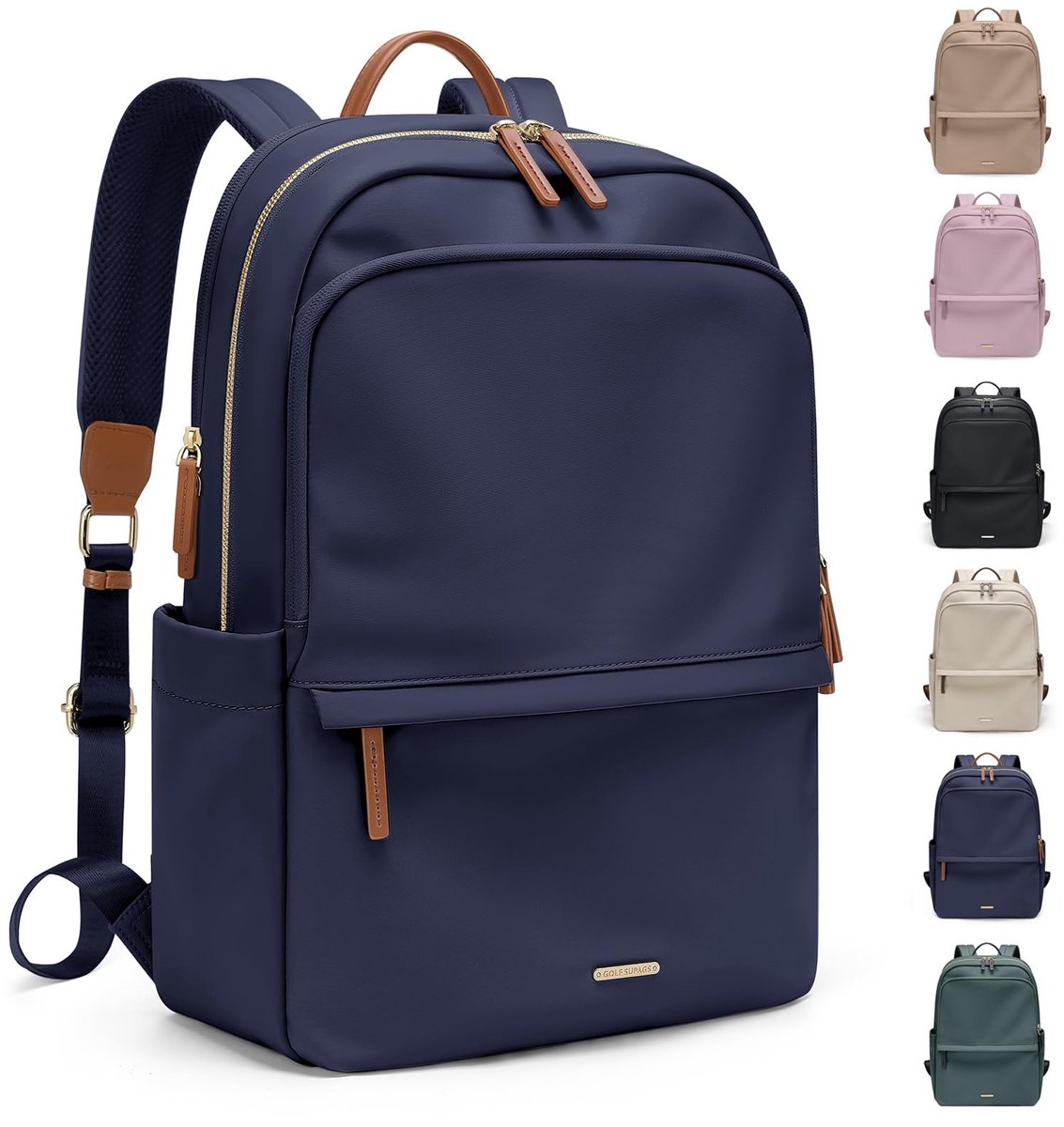 Laptop Rugzak voor Vrouwen - Waterdicht en Geschikt voor 14 tot 15.6 inch Laptops