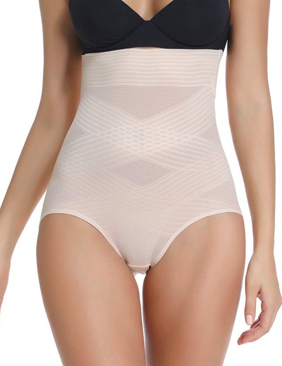 Dames Shapewear - Hoge Taille Corset Ondergoed - Beige