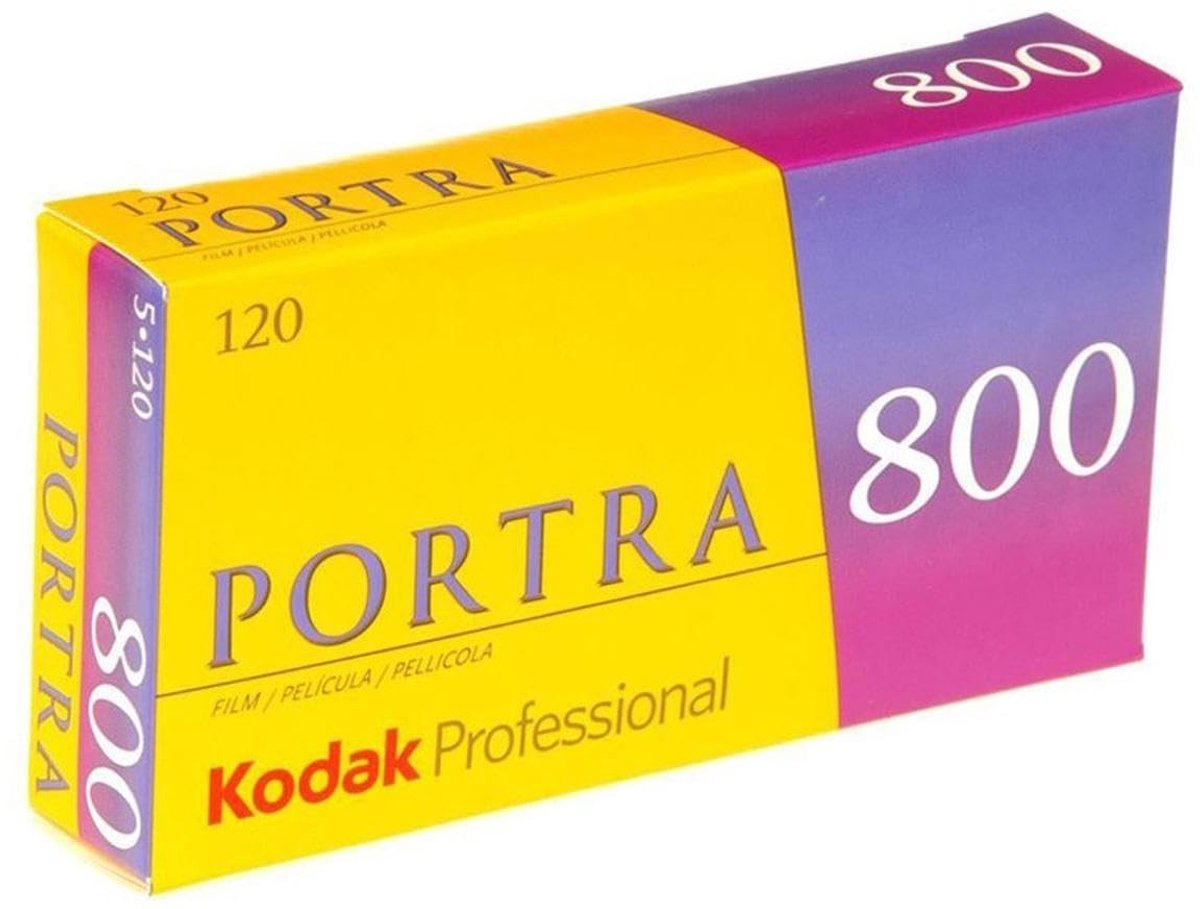 Kleur Negatieve Film - ISO 800 - 120 formaat - 5 opnames