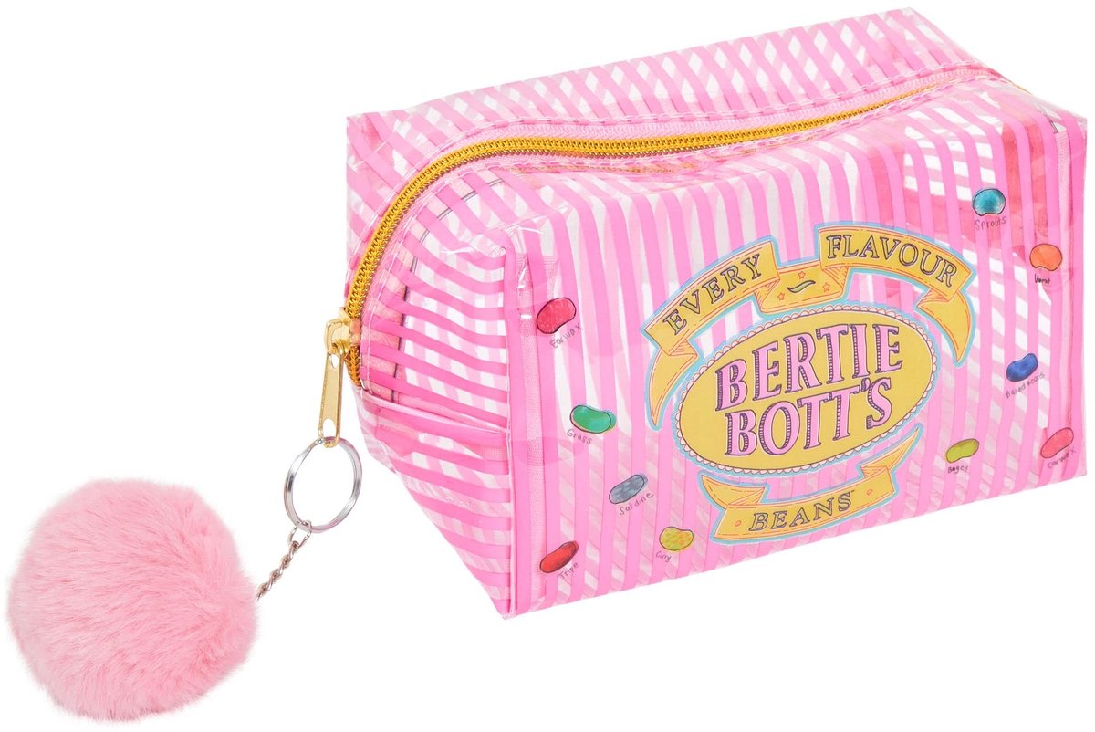 Transparante make-up tas - thema - Roze