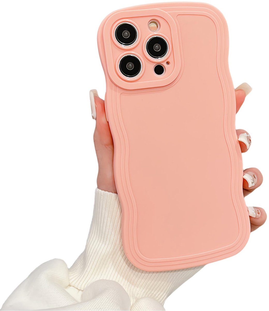 Beschermhoes voor iPhone 17 Pro Max - Siliconen, schokbestendig, roze