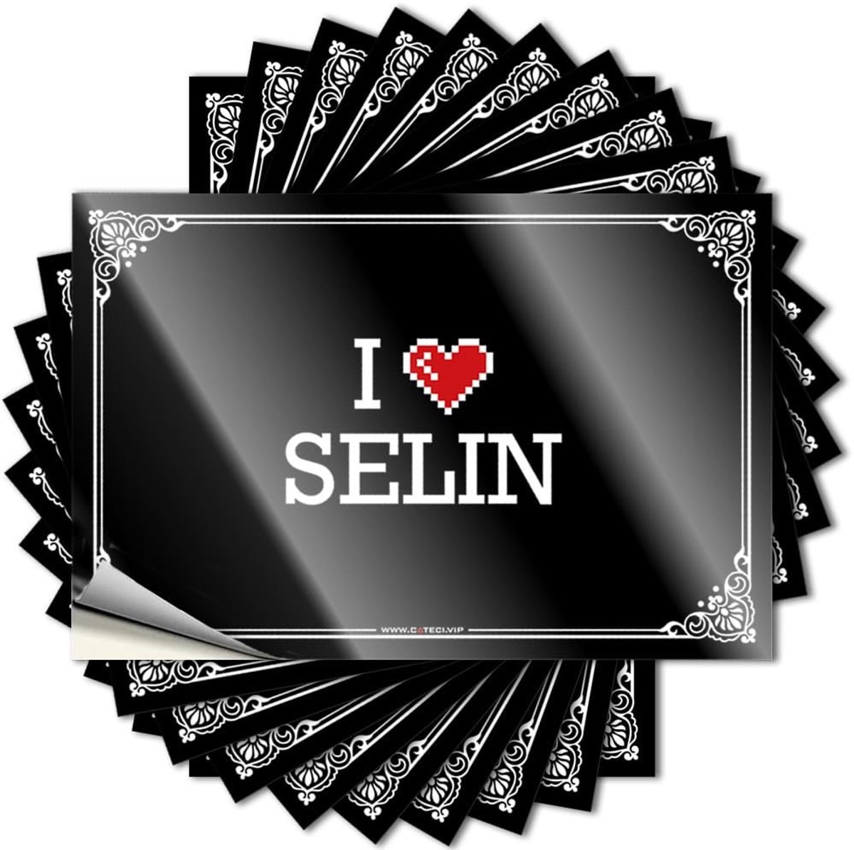 Herfstvenster Sticker - PVC - 8 x 12 cm