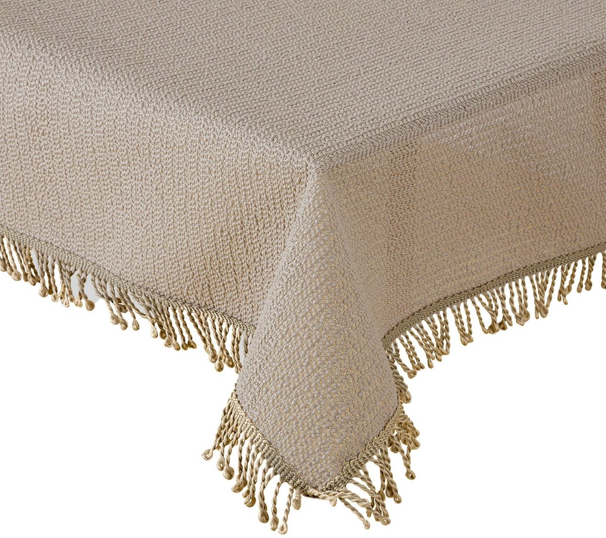 Tuinstof voor Tafel - Weerbestendig en Antislip - Beige - 130 x 160 cm