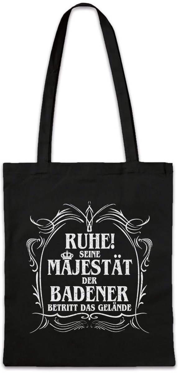 Hipster Bag - Zwarte Katoenen Tas - M