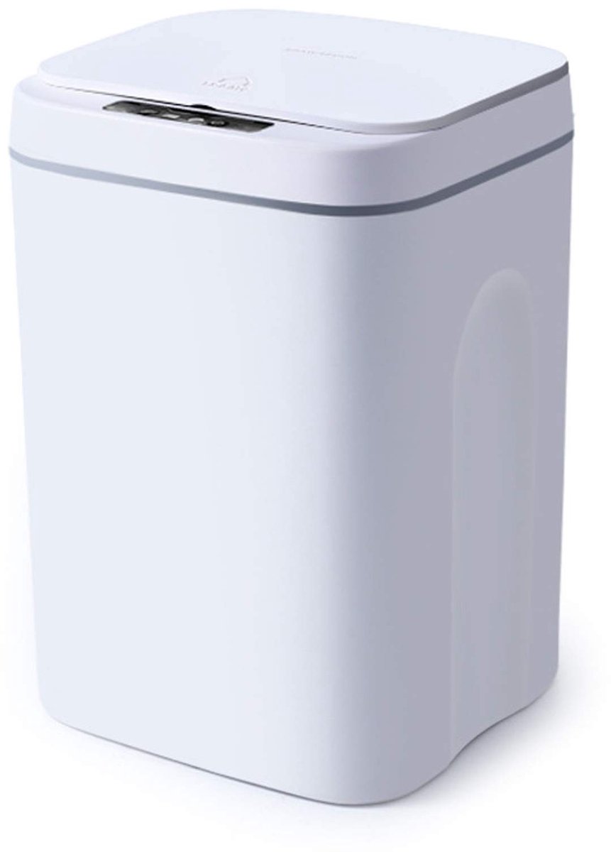 Automatische Afvalemmer - 16 Liter - Wit