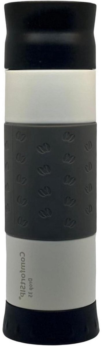 Reismok Temperatuurregulerend - Thermosbeker Drinkbeker - Warme Dranken Genieten - Houdt 4 Uur Warm - 12 Ounces - Wit