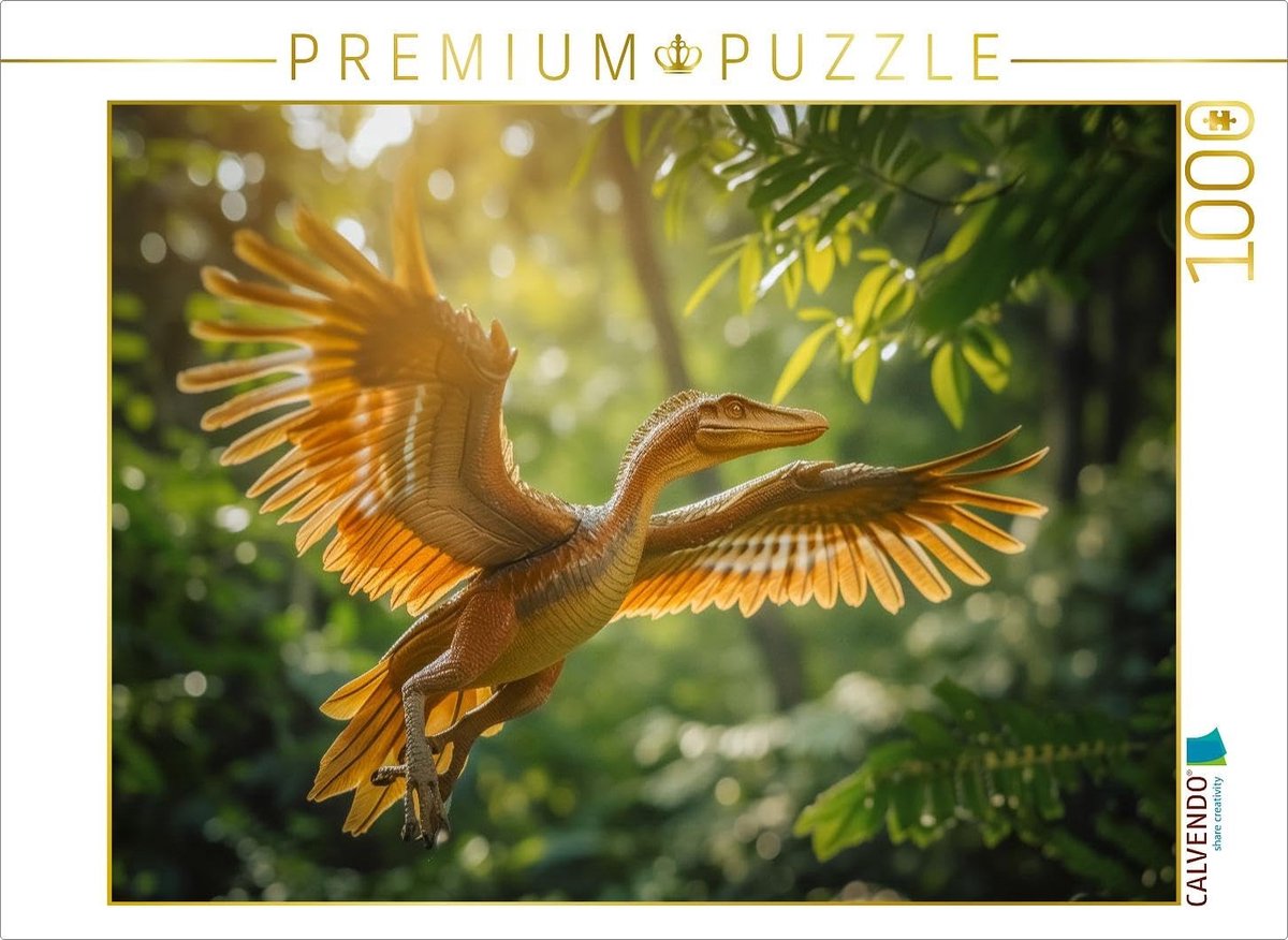 Puzzel 1000 Stukken - Prehistorische Giganten - 64 x 48 cm