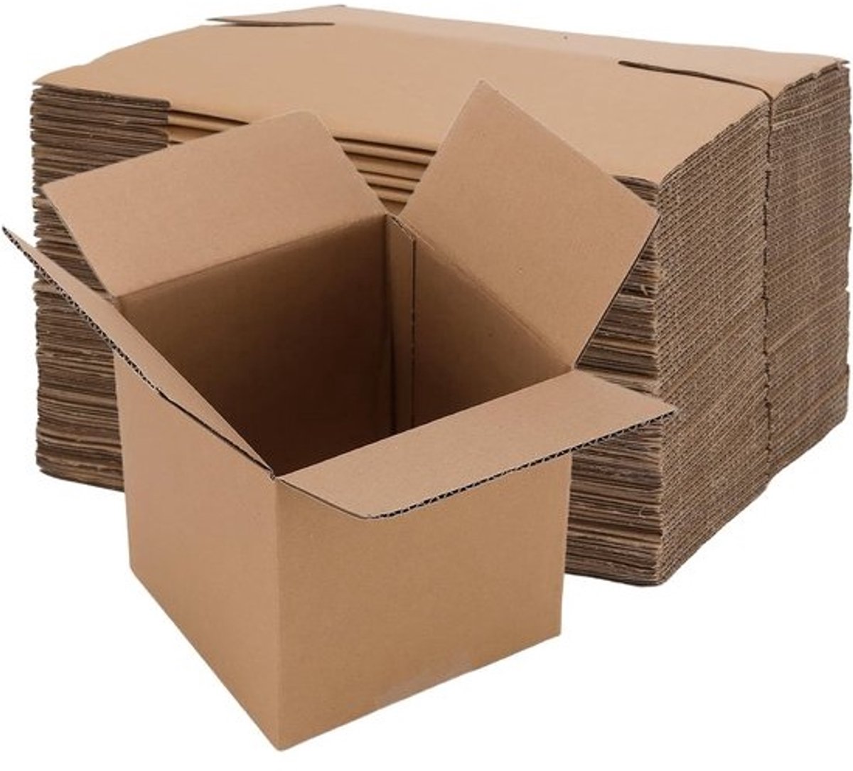 30 Stuks Golfkartonnen Dozen 15x15x15cm voor Verhuizing, Verzending en Verpakking van Kleine Producten