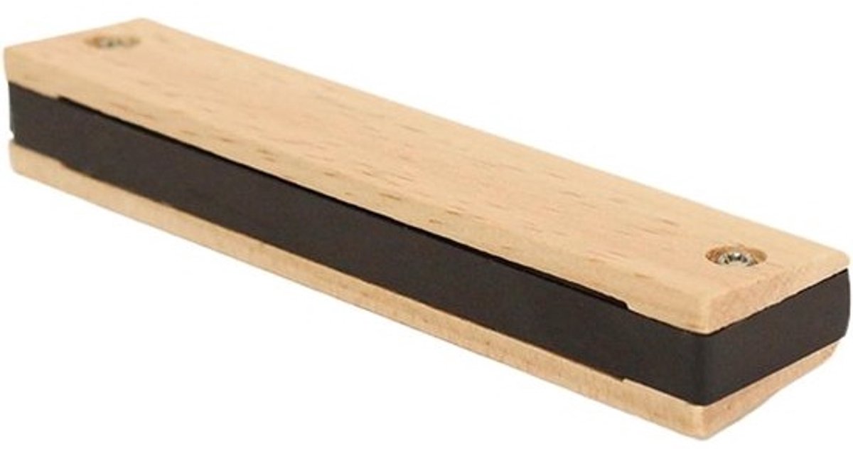 Kindermondharmonica - Houten mondharmonica - Muziek Leren Spelen - 16 Gaten Dubbele Rij - 13.5 cm - Houtkleur