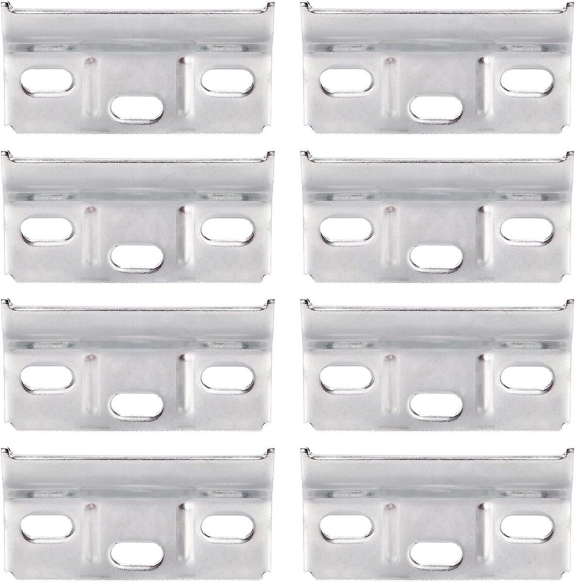 8 Stuks Keuken Kast Hangbeugels, Stevige Beugels voor Wandmontage, Ideaal voor Keukenopslag en Organisatie