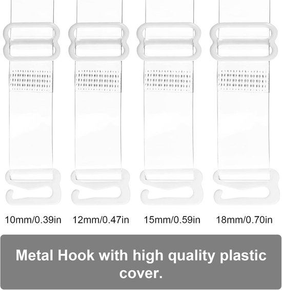 Onzichtbare Transparante Bh Haken, Vervangende Bh Haken, Antislip Bh Haken voor Strapless Bh's en Draagcomfort — afbeelding 3
