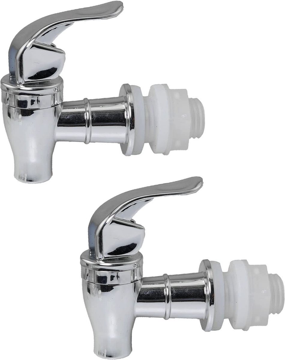 2 Stuks Vervangende Tap voor Drankdispenser - Voor 16mm Openingen