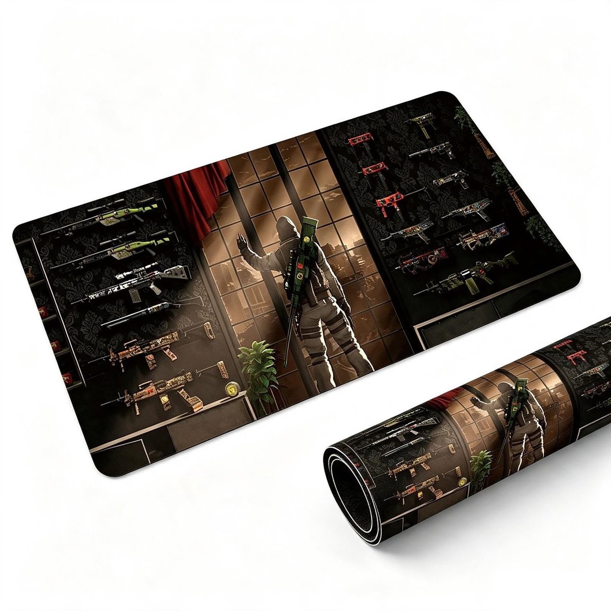 Gaming muismat met anime design - Waterdicht en antislip (C, 250x300mm)