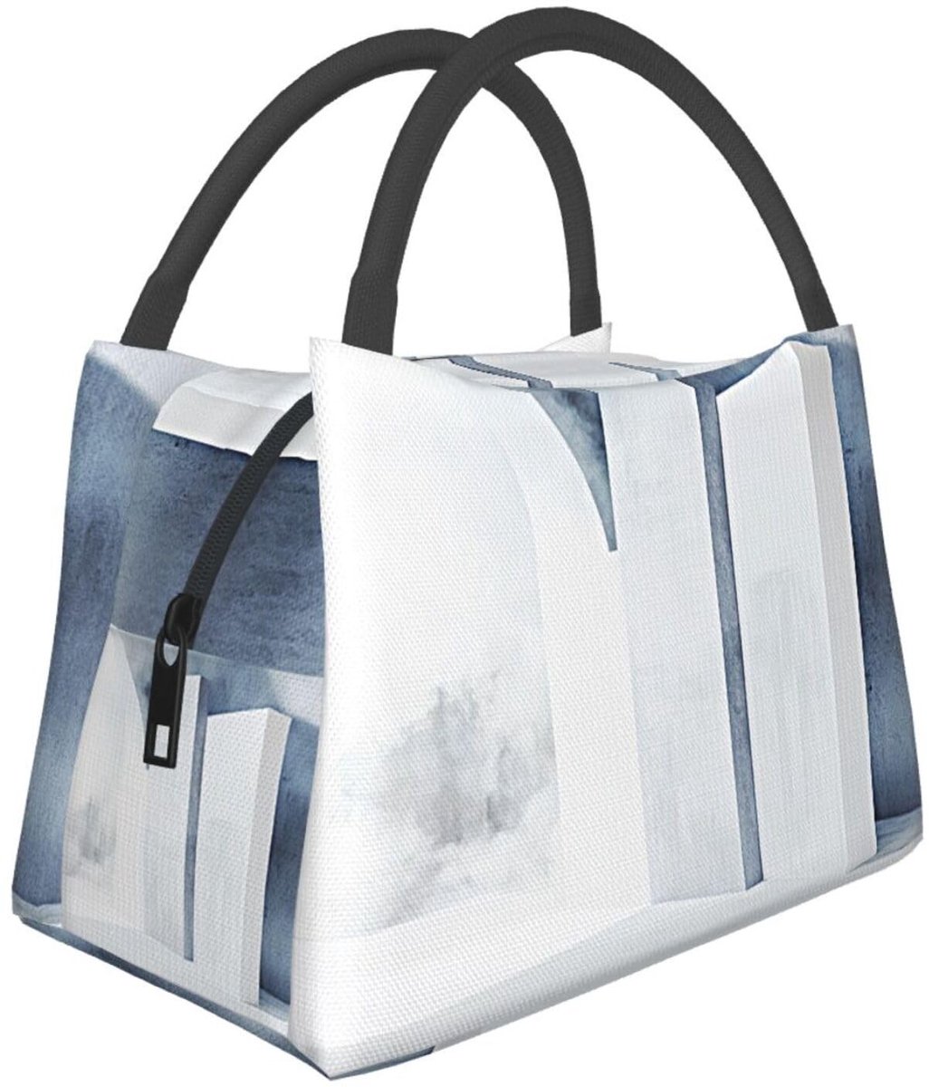 Vouwbare Geïsoleerde Lunch Box - Lekvrij - Misthreshold Print