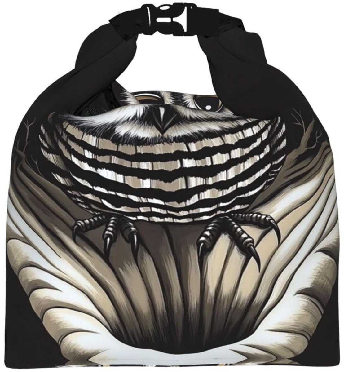 Geïsoleerde Lunch Bag - Roll Top met Bald Eagle Print