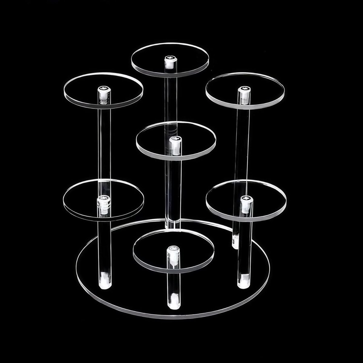 Transparante Acryl Riser Display Stand voor Parfum, Cosmetica en Verzamelaars - Stepped Riser voor Mini Parfums en Sieraden
