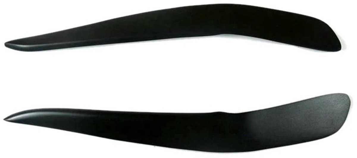 Koplamp Wenkbrauw Trim voor Auto - Zwart Hars