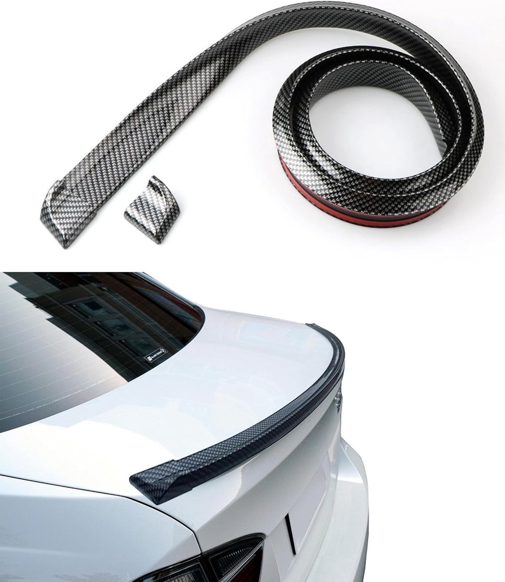 Auto Spoilerverlengstrip - 1,5 meter - Voor VW T-Cross 2018-2024